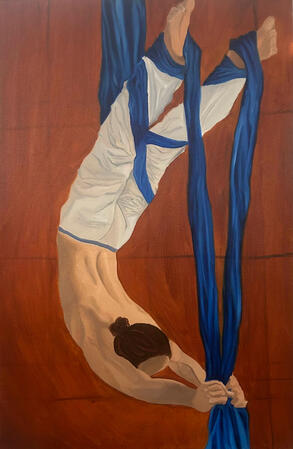 Winding- oil on canvas